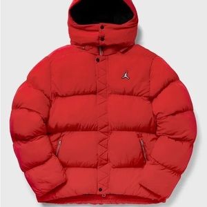 NEW Air Jordan Puffer Bubble Jacket Red Mens size XL Winter Down